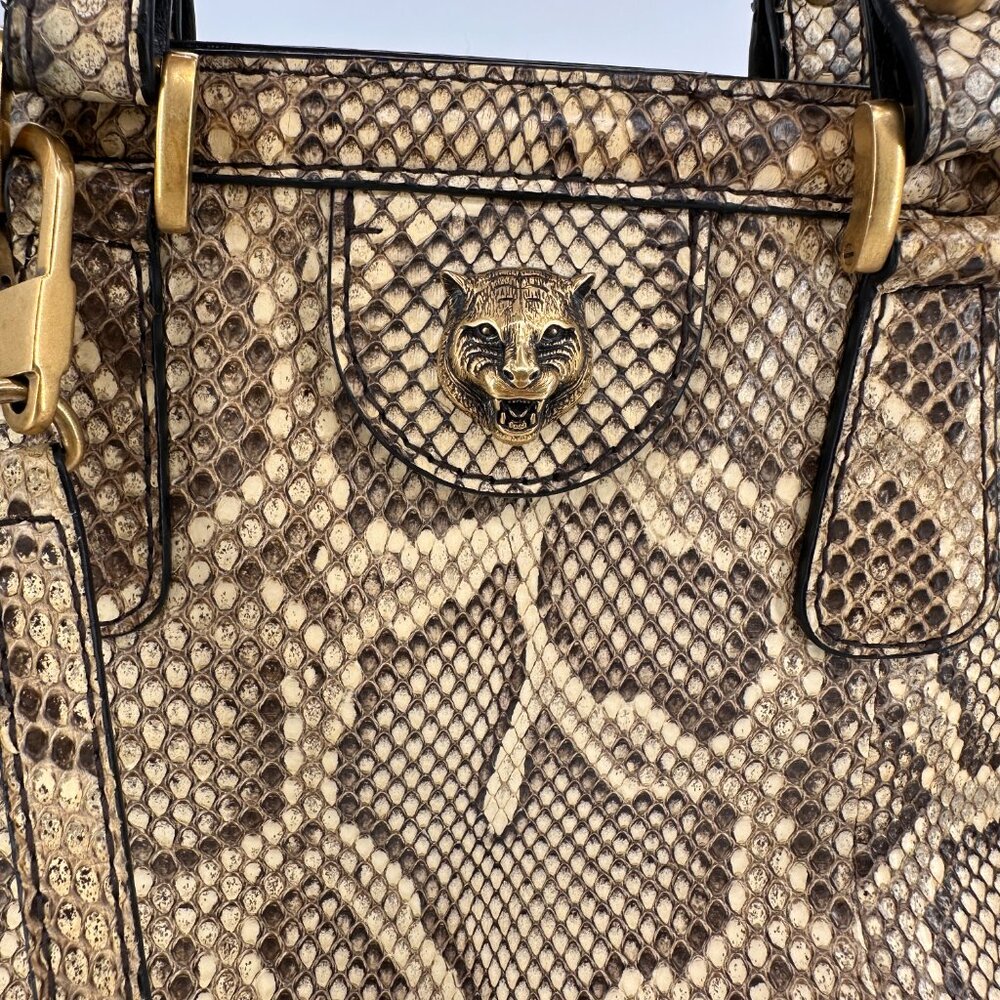 Gucci Medium Python Re(Belle) Handle Bag - image 2